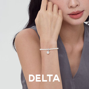 澳白珍珠手链女款2025新款轻奢小众精致手串小米珠高级感锆石叠戴