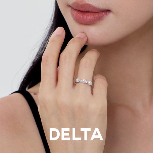 珍珠锆石戒指2025新款爆款首饰