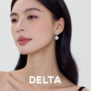 珍珠耳环2025新款爆款高级感锆石耳钉女轻奢气质大气百搭秋冬耳坠