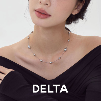 DELTA珍珠项链颈链2025新款
