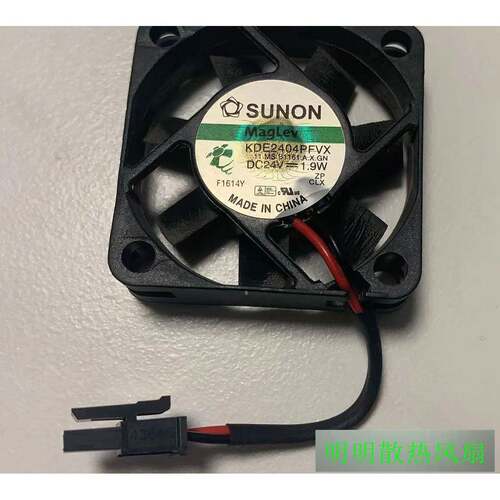全新SUNON建准 KDE2404PFVX 24V 1.9W 4010 4CM 超静音变频器风扇