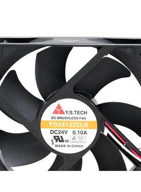 全新现货元山 FD241225LB 12025 12CM 24V 0.10A超静音变频器风扇