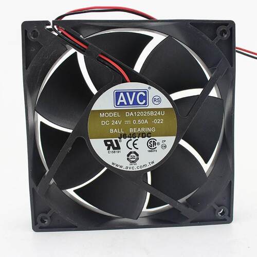 AVC 12厘米 DA12025B24U-022 12025 24V 0.5A 进口大风量滚珠风扇