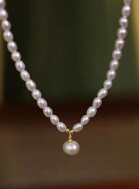 夏季新款淡水珍珠项链时尚韩版