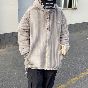 冬新款学生情侣棉服灯芯绒加厚夹棉彩虹挂件213-1 p138控158 my18,男装棉衣,星座213-1