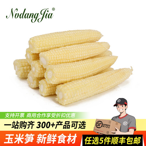 新鲜玉米笋蔬菜沙拉食材迷你玉米