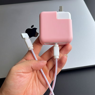 适用苹果A1465 A1466笔记本电脑Macbook 45W充电器壳数据线保护套