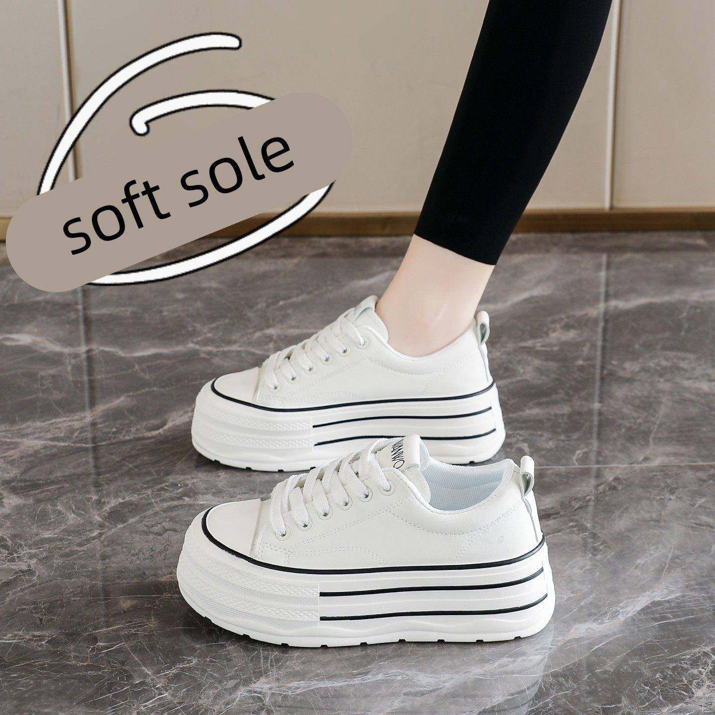 春厚底小白鞋2026新款春季运动34码百搭松糕增高板0119k,女鞋,时尚休闲鞋,淘宝优惠券,粉丝福利购,淘宝优惠卷