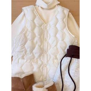 三明治穿搭东北加绒马甲背心女秋叠穿内搭加厚羊羔绒棉内搭1111e