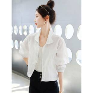 宽松束腰时0325e 防晒夹2026新款 小巧轻便透气时尚 女性夏季