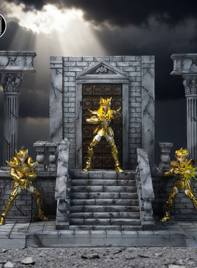 接单 MMMTOYS 1/12 奥林匹亚遗迹 M2517 场景地台适配6寸可动兵人