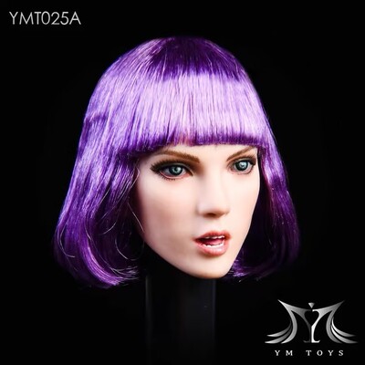 1/6女兵人偶植发女兵人头雕悠