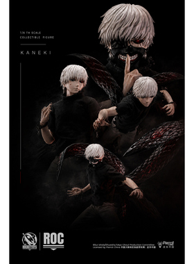 接单 ROCKETTOYS 1/6 KANEKI 觉醒Ver. ROC-024 可动人偶