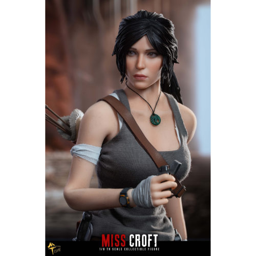 接单 MTTOYS 022  MISS-CROFT  1/6  劳拉 可动眼版本 双头雕