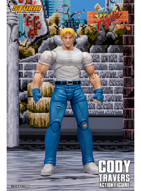 接单 Storm Collectibles 经典街机 科迪·特拉弗斯 可动人偶