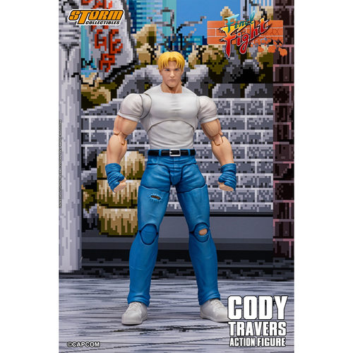 接单 Storm Collectibles 经典街机 科迪·特拉弗斯 可动人偶
