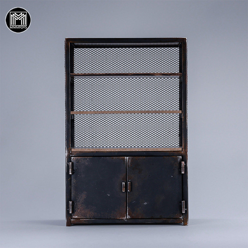 1/6废土工业风储物柜场景地台