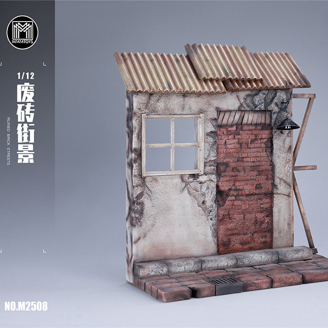 1/12废砖街景M2508场景地台