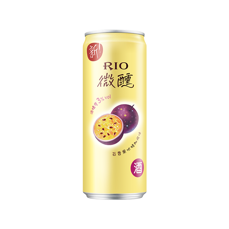 RIO锐澳清爽5度预调鸡尾酒330ml罐装官方正品低度果味气泡酒