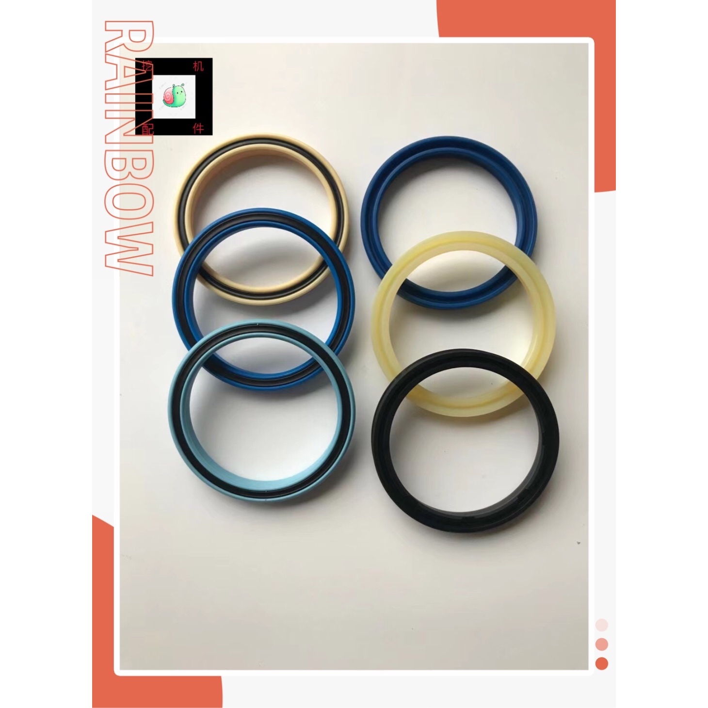 凯斯CX300 330 350 360 370 380 460 470 B C -8分油盅油封修理包