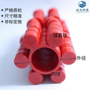 红色高强度ML梅花联轴器缓冲垫弹性体块MT2345678910LM塑料垫68角