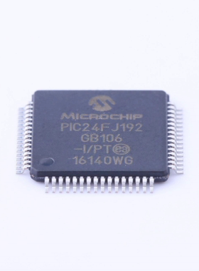 原装 假一赔十 PIC24FJ192GB106-I/PT PIC24FJ192GB106T TQFP-64