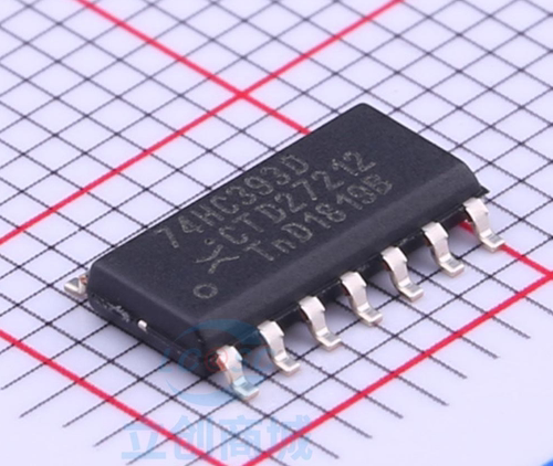 原装 假一赔十 74HC393D,653 74HC393D SOP-14 计数/除法器芯片IC