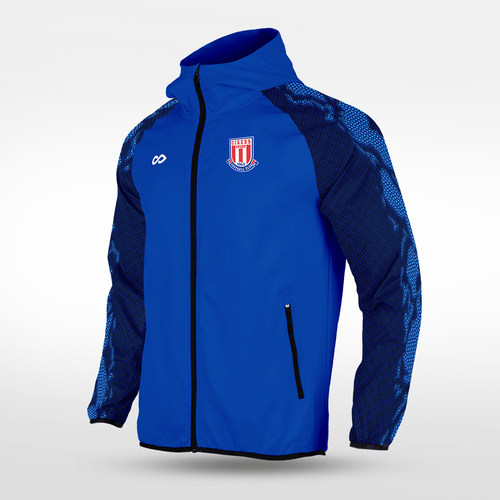 赛客cikers运动风衣夜行者系列秋冬足球运动连帽风雨衣定制外套