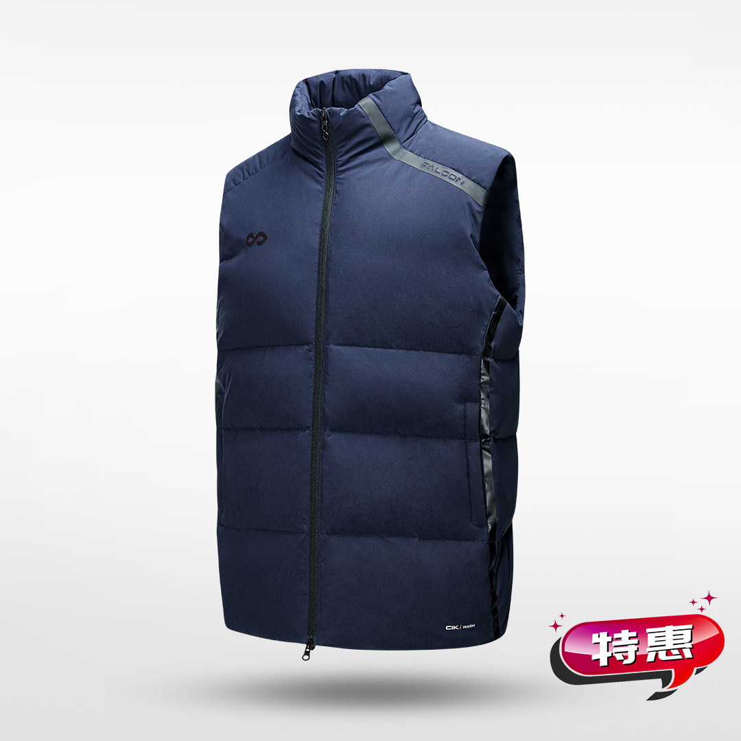 赛客cikers男士立领羽绒马甲保暖背心百搭休闲户外马甲