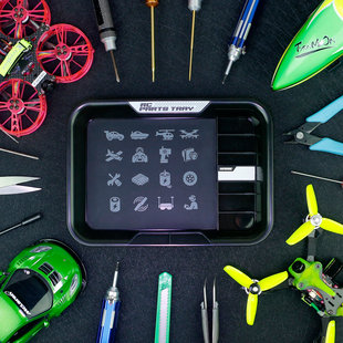 清仓RC零件盘 L216工具盘维修盘多功能塑料盘收纳盘螺丝盘车航模