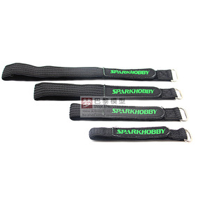 SPARKHOBBY穿越机电池防滑魔术扎带编织带加防滑胶线金属扣牢固