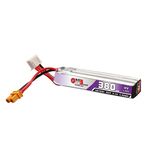 高能GNB 300MAH升级款 380mAh 3S 11.4V 60C HV 高压款锂电池