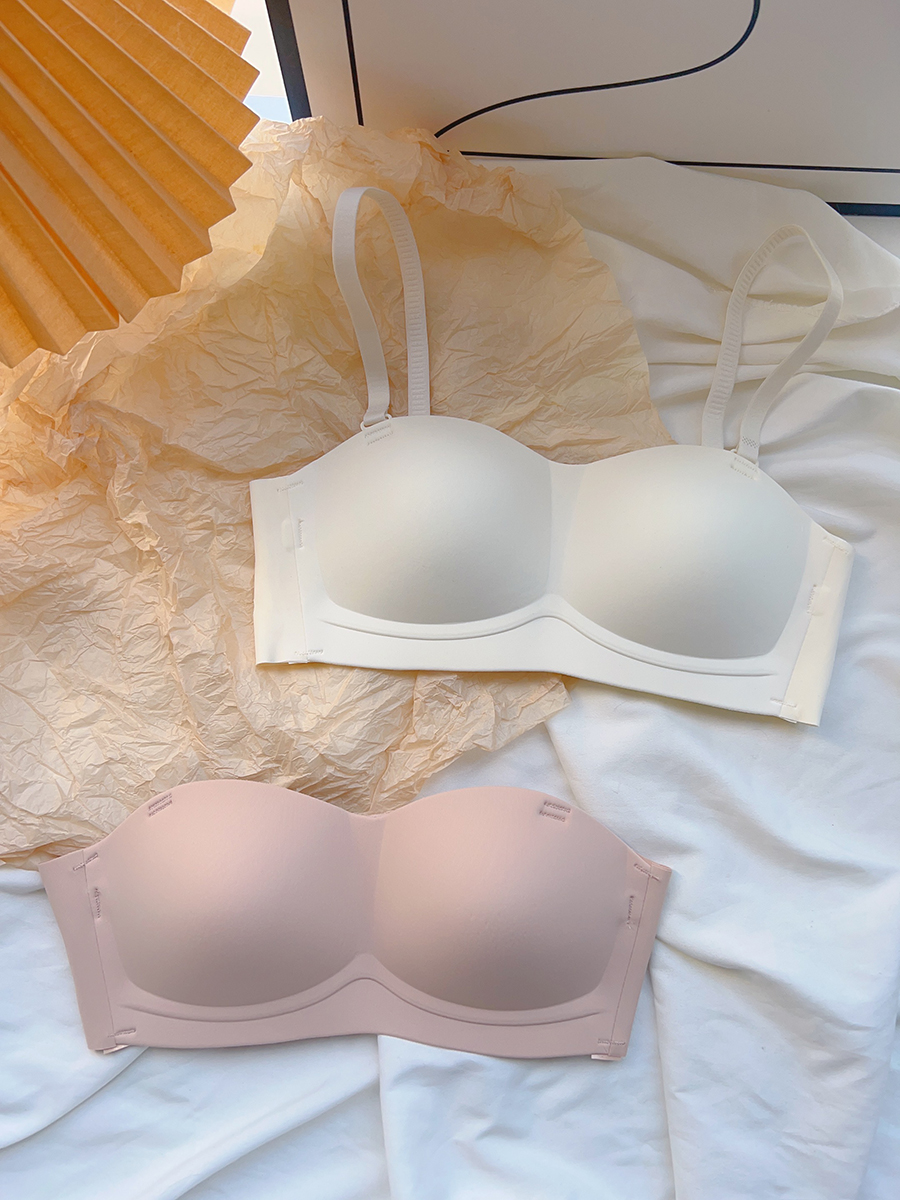夏季薄款无痕抹胸内衣女聚拢