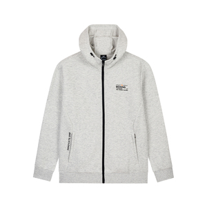 361度运动卫衣男2024冬季新款连帽开襟卫衣常规舒适上衣