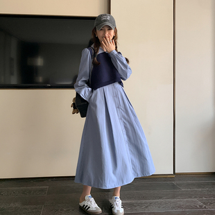 绝美连衣裙女长袖 两件套装 新款 K188 L699 P135 2C112 2024年春秋季