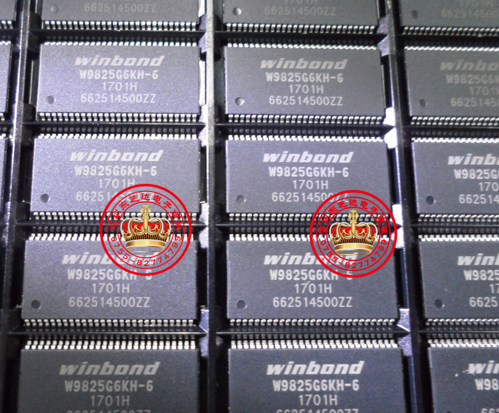W9825G6KH-6 TSOP54现货全新原装16位SDRAM内存芯片