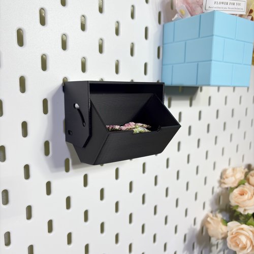 适用宜家SKADIS 斯考迪斯 宜家洞洞板配件抽拉式储物盒收纳