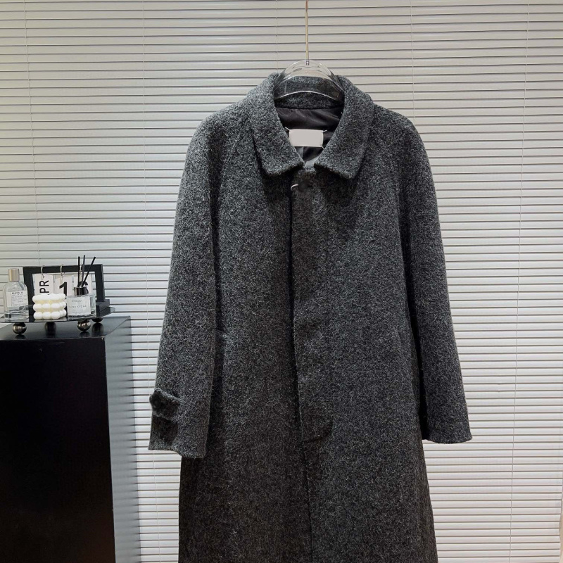 厚实质感气质秋冬经典单排扣廓形大衣