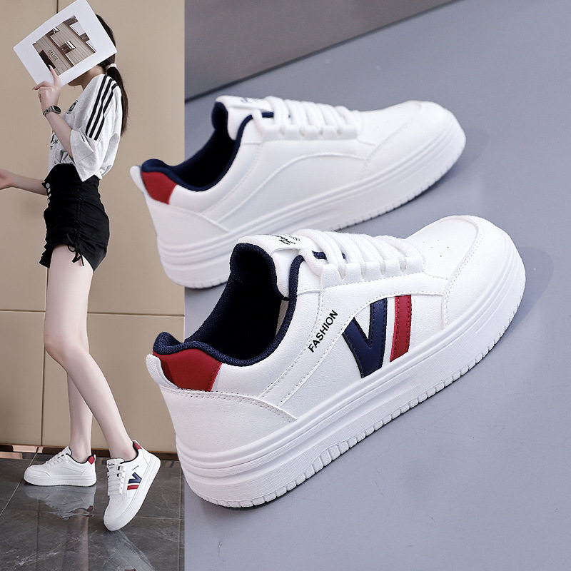2025秋季新款网红爆款鞋子女学生薄款轻便百搭小白鞋休闲板鞋X202,女鞋,帆布鞋,淘宝优惠券,粉丝福利购,淘宝优惠卷