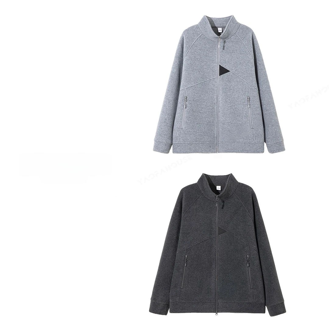 【2025新款3.0版双面摇粒绒立领拉链外套】男女同款立领外套2589