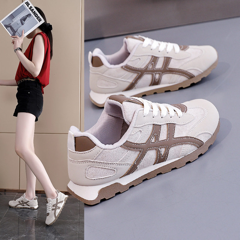 厚底德训鞋女款小白鞋女2025春秋新款潮流板鞋ins老爹鞋子女Q9002,女鞋,休闲板鞋,淘宝优惠券,粉丝福利购,淘宝优惠卷