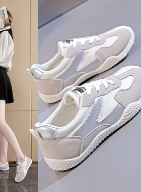 软底复古轻便阿甘鞋女时尚运动休闲鞋百搭德训鞋女小白鞋K1508
