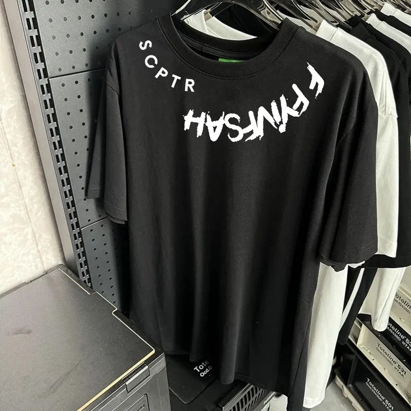 高克数重磅美式高街短袖男女半袖夏季潮牌纯棉情侣款t恤体恤上衣