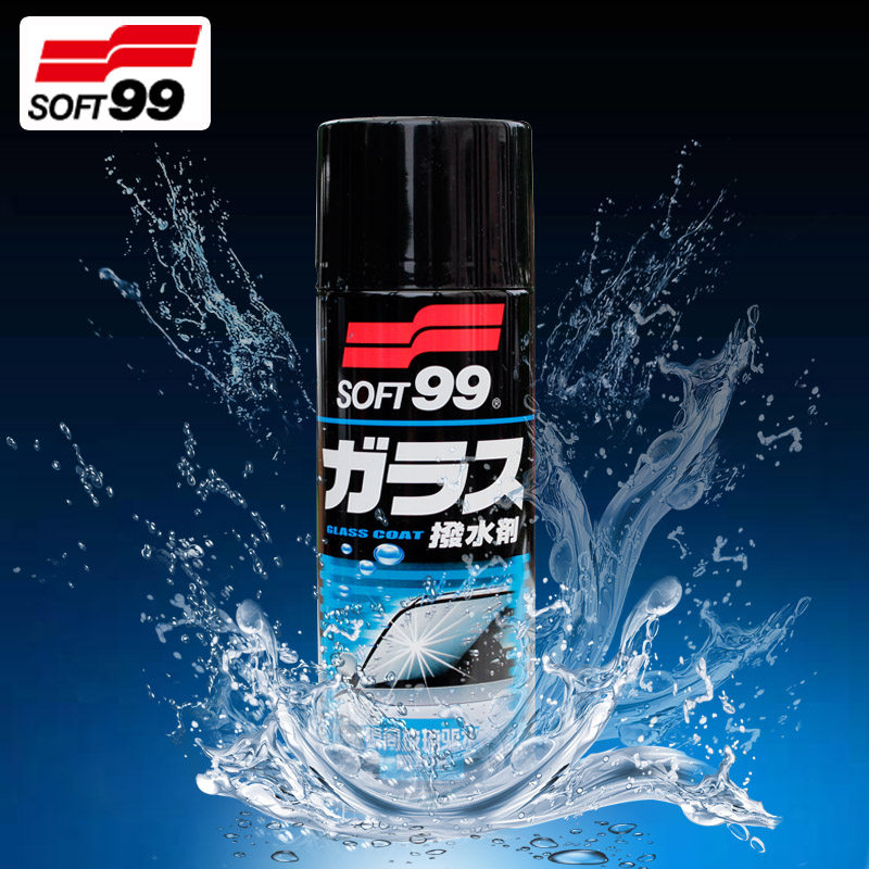SOFT99手喷型雨敌玻璃防水剂汽车前挡防雨拨水剂后视镜驱水剂