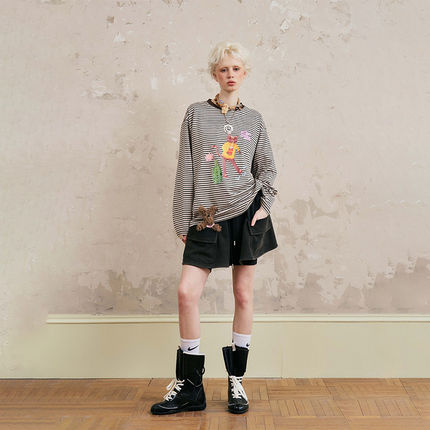 【所有女生直播间】DIDDIMODA猫咪T恤/花卉T恤/假两件T恤/半裙