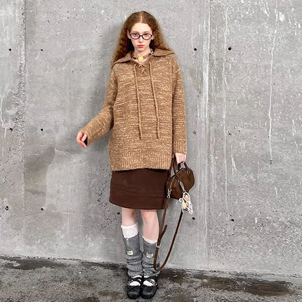 DIDDIMODA 系带毛衣/翻领毛衣/半裙