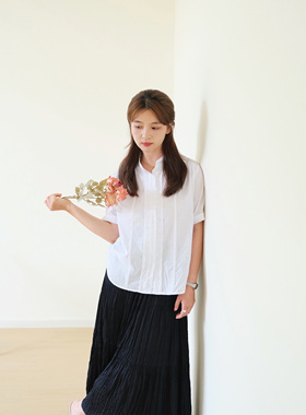 REST HEART 2026夏季新品 文艺纯棉百搭短袖衬衫