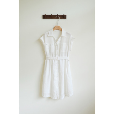 REST HEART 2026夏季新品 V领知性小个子连衣裙