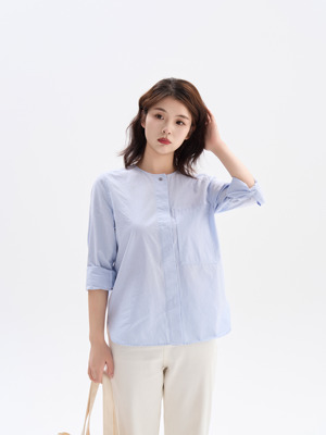 RESTHEART微宽松休闲100棉衬衫