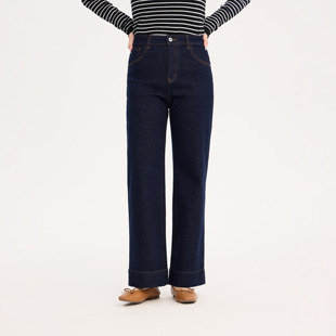 高腰显瘦百搭直筒九分牛仔裤 REST 新品 2025秋季 HEART